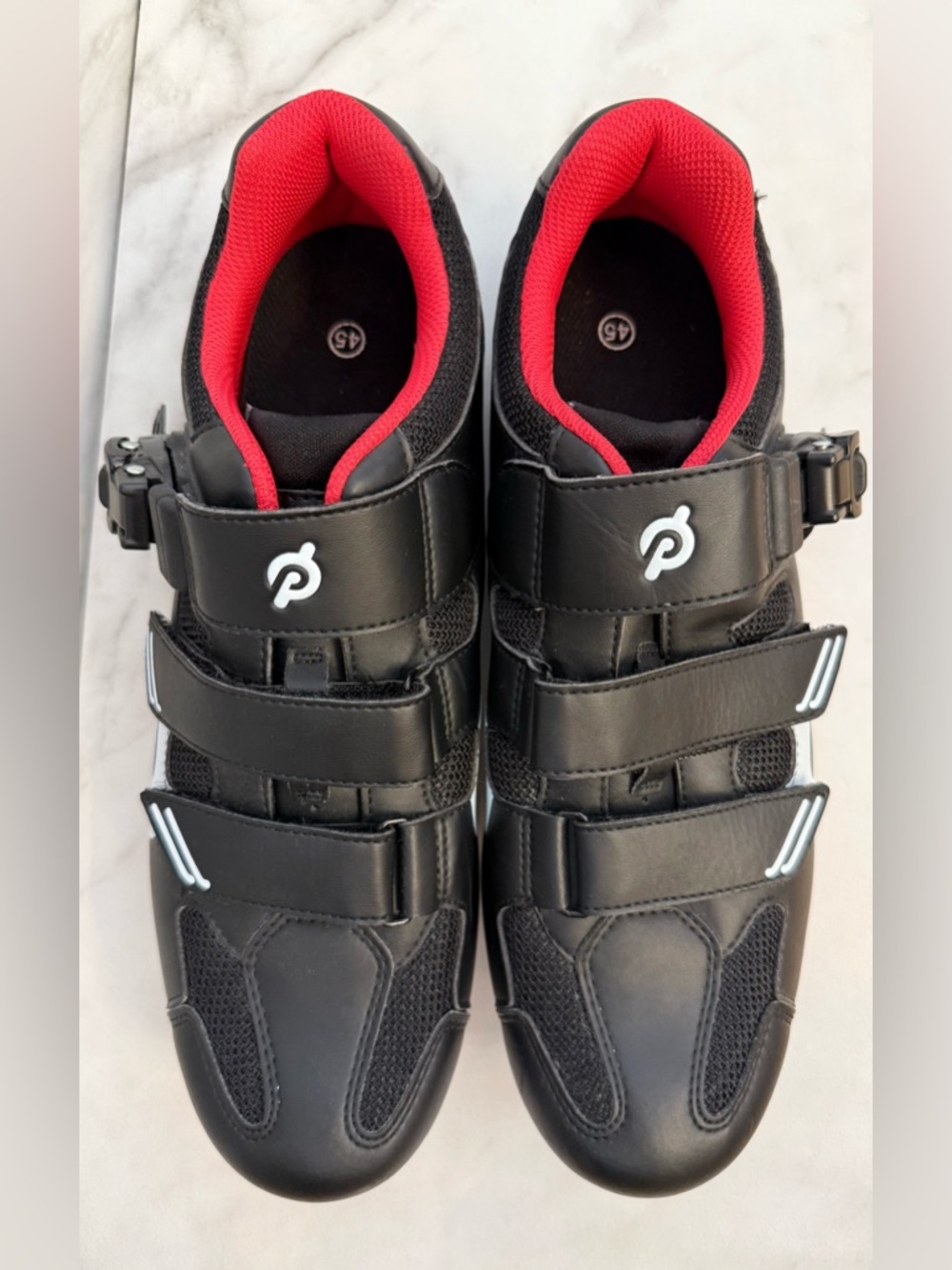 Peloton Cycling Shoes Men’s EU 45 US 11 Black Spin Bike Shoes Indoor Cycling